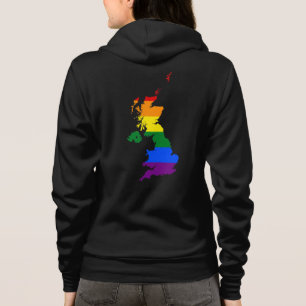 Förenade kungariket pride karta t shirt