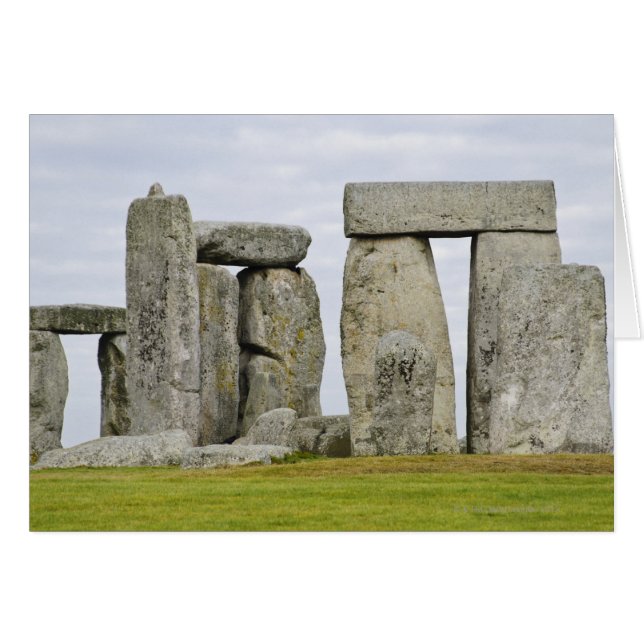 Förenade kungariket, Stonehenge 12 Hälsningskort (Framsidan Horizontal)