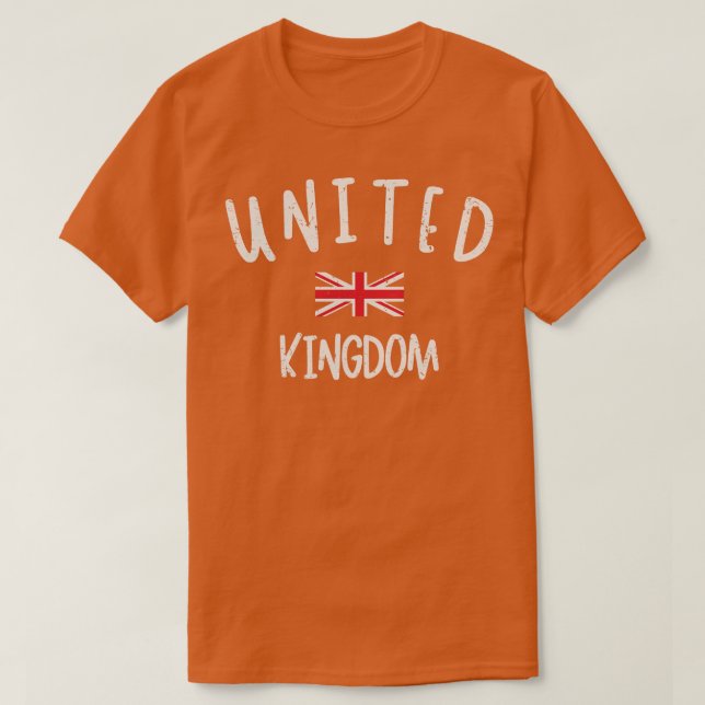 Förenade kungariket t shirt (Design framsida)