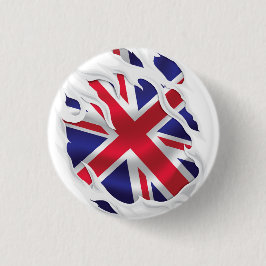 Förenade kungariket under Skin-Flagga Knapp