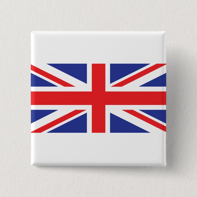 Förenade kungariket/unionen Jack Flagga Knapp (Framsida)