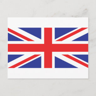 Förenade kungariket/unionen Jack Flagga Vykort