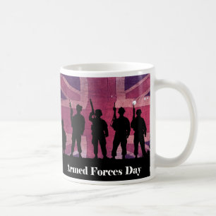 Förenade kungarikets Flagga för försvarsmaktens un Kaffemugg