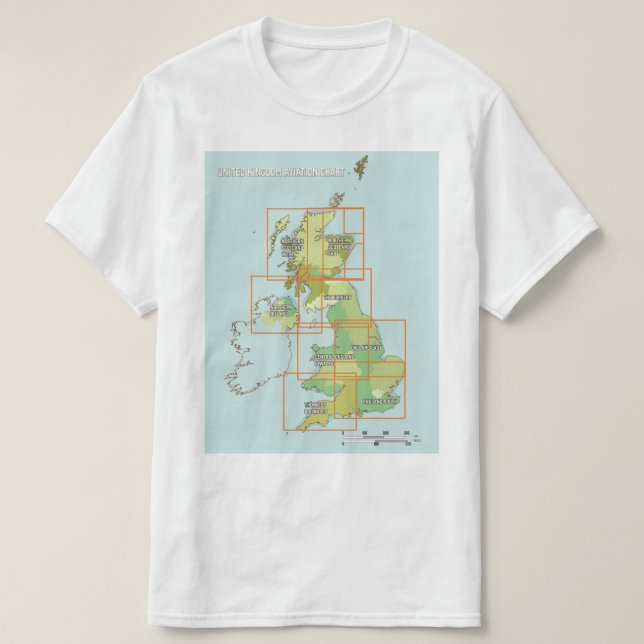 Förenade kungarikets flygdiagram t shirt (Design framsida)