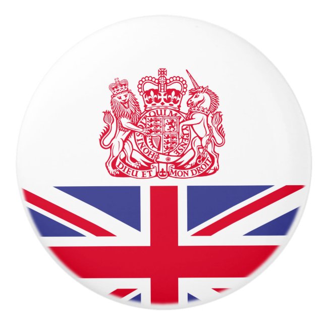 Förenade kungarikets jacka av arm knopp (Framsidan)