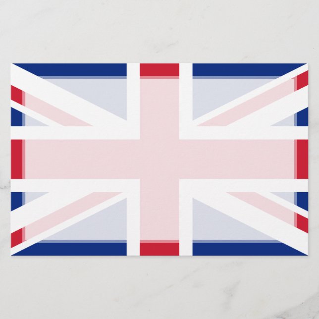 Förenade kungarikets nationella Flagga Brevpapper (Framsida)