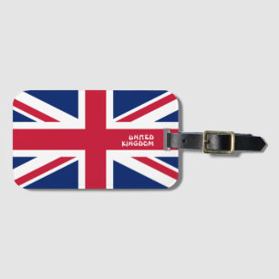 Förenade kungarikets nationella Flagga Patriotic Bagagebricka