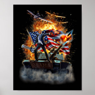 , Förenade kungarikets president Barack Obama Epic Poster