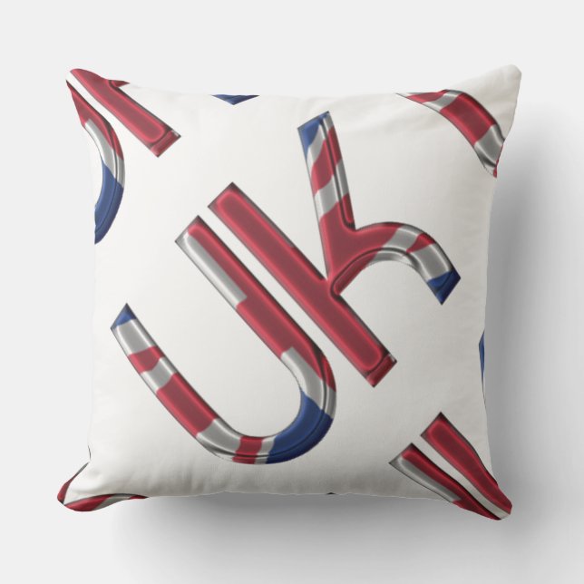 Förenade kungarikets Union Jack British Flagga Typ Kudde (Framsida)