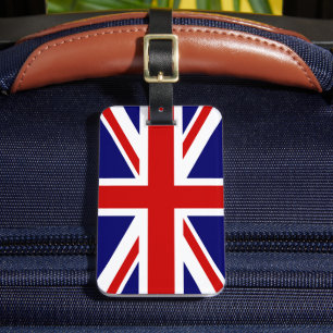 Förenade kungarikets Union Jack Flagga Bagagebricka