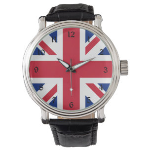 Förenade kungarikets Union Jack Flagga of British Armbandsur