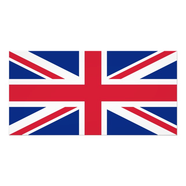 Förenade kungarikets Union Jack Flagga of British  Fototryck (Framsidan)