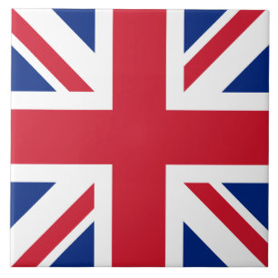 Förenade kungarikets Union Jack Flagga of British  Kakelplatta
