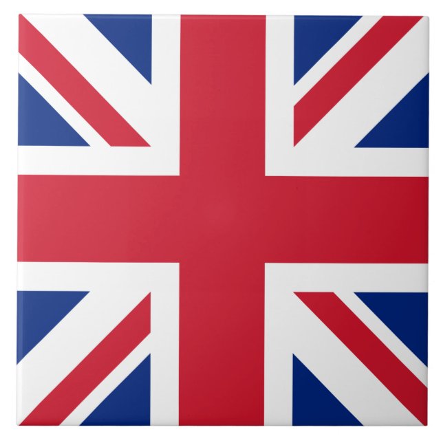 Förenade kungarikets Union Jack Flagga of British  Kakelplatta (Framsidan)