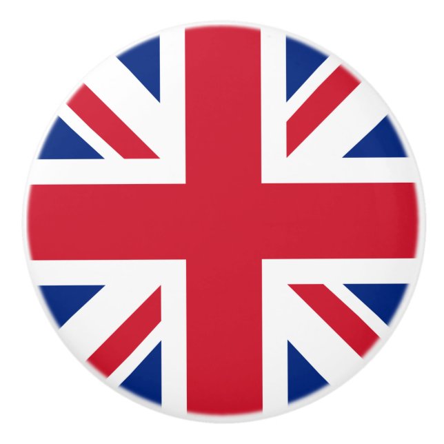 Förenade kungarikets Union Jack Flagga of British  Knopp (Framsidan)