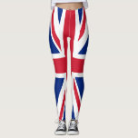 Förenade kungarikets Union Jack Flagga of British  Leggings<br><div class="desc">Union Jack, ett tapearkiv med historiens trådar, fladdrar stolt, en symbol för en nation som har formats i enighet. Dess historia börjar 1606, när Skottlands Kung James VI gick över till den engelska tronen som Kung James I. För att hedra minnet av dessa två kungadömen beställde han en ny flagga...</div>