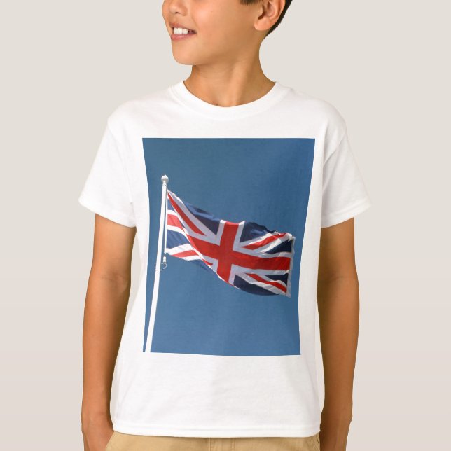 Förenade kungarikets Union Jack Flagga Tee Shirt (Framsida)