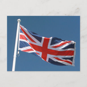 Förenade kungarikets Union Jack Flagga Vykort