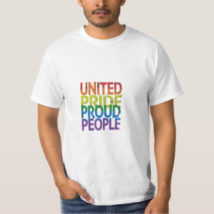 Förenade Pridet Patriotic Manar-Shirt T Shirt