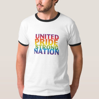 Förenade Pridets starka nation T Shirt