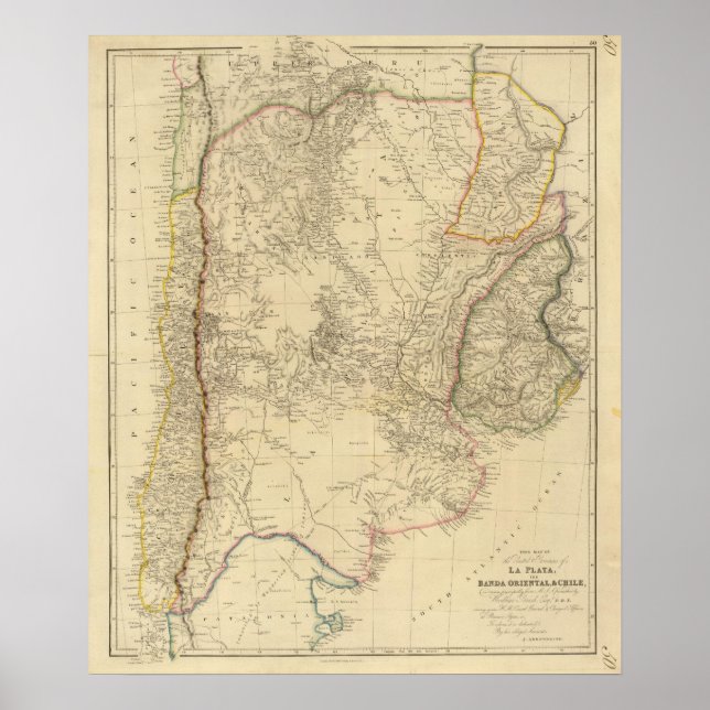Förenade provinserna La Plata, Banda Oriental Poster (Framsidan)