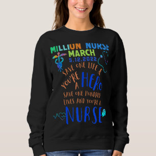 Förenade sjuksköterskorna mars 12 maj 2002 t shirt