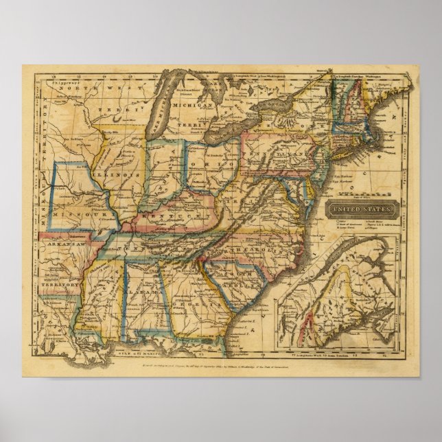 Förenade Stater 10 Poster (Framsidan)