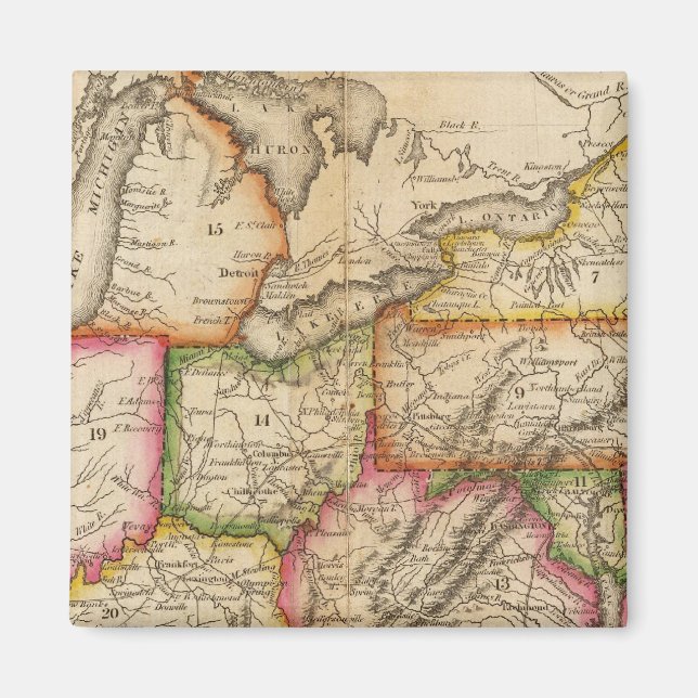 Förenade Stater 11 Magnet (Framsidan)