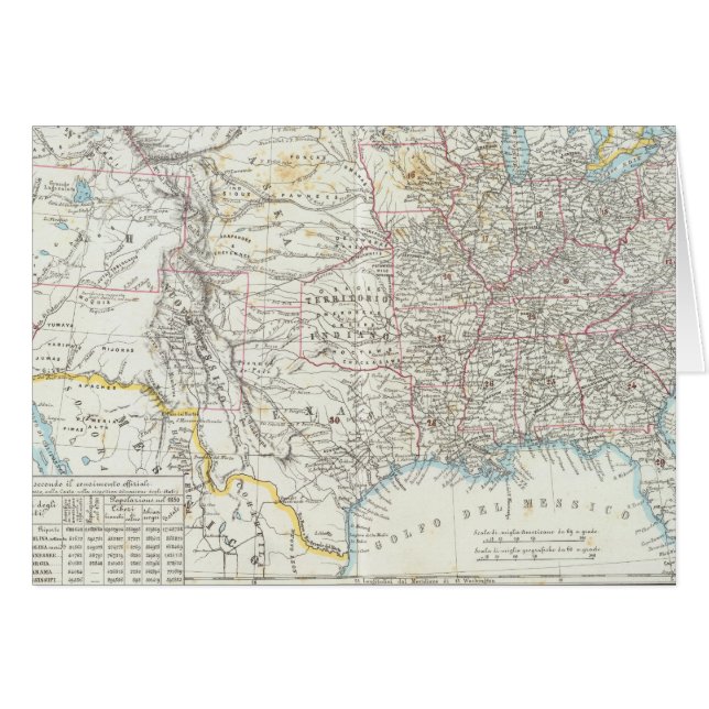 Förenade Stater 14 Hälsningskort (Framsidan Horizontal)