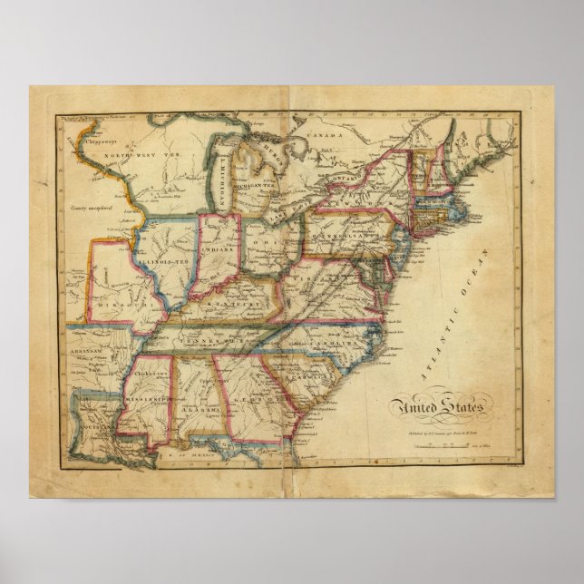 Förenade Stater 14 Poster (Framsidan)