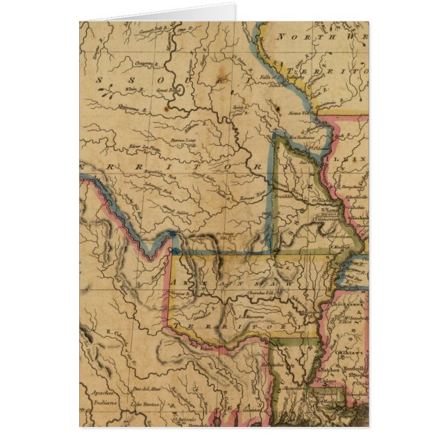 Förenade Stater 16 Hälsningskort (Framsidan)