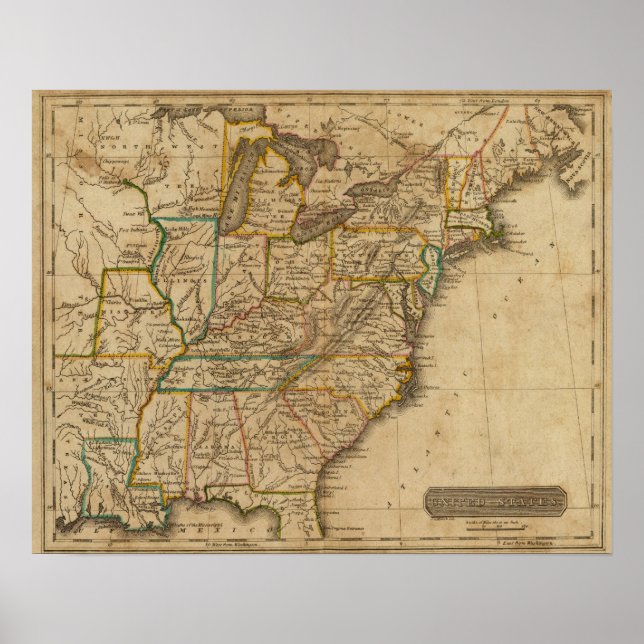 Förenade Stater 16 Poster (Framsidan)