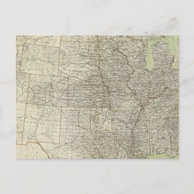 Förenade Stater 17 Vykort (Framsida)