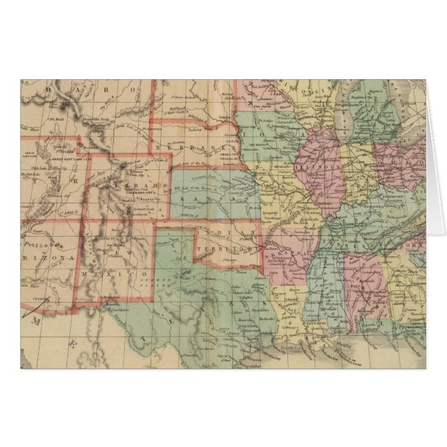 Förenade Stater 28 Hälsningskort (Framsidan Horizontal)