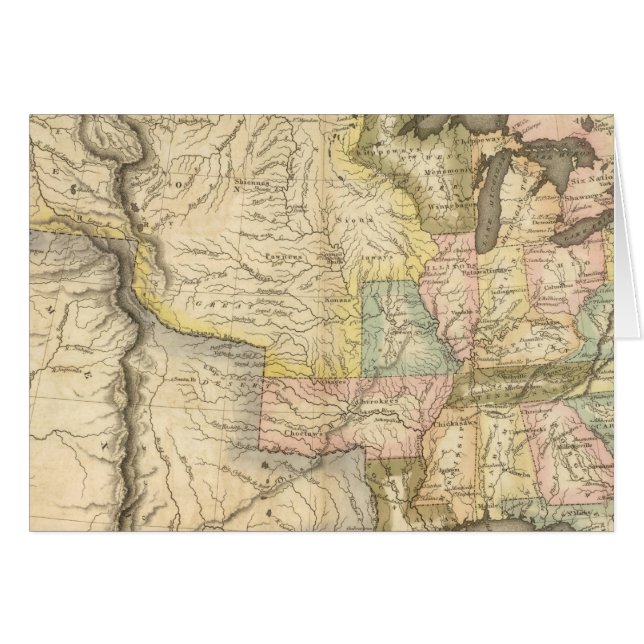 Förenade Stater 29 Hälsningskort (Framsidan Horizontal)