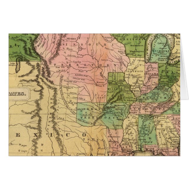 Förenade Stater 35 Hälsningskort (Framsidan Horizontal)