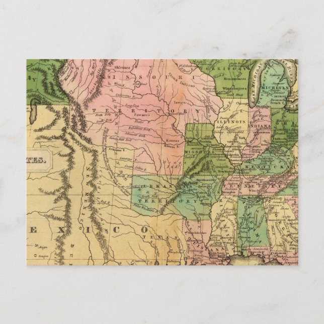 Förenade Stater 35 Vykort (Framsida)