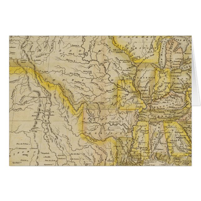 Förenade Stater 36 Hälsningskort (Framsidan Horizontal)