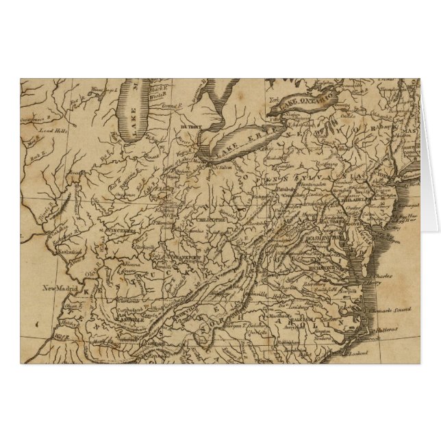 Förenade Stater 36 Hälsningskort (Framsidan Horizontal)