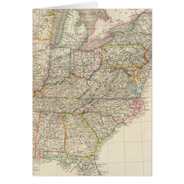 Förenade Stater 3 Hälsningskort (Framsidan)