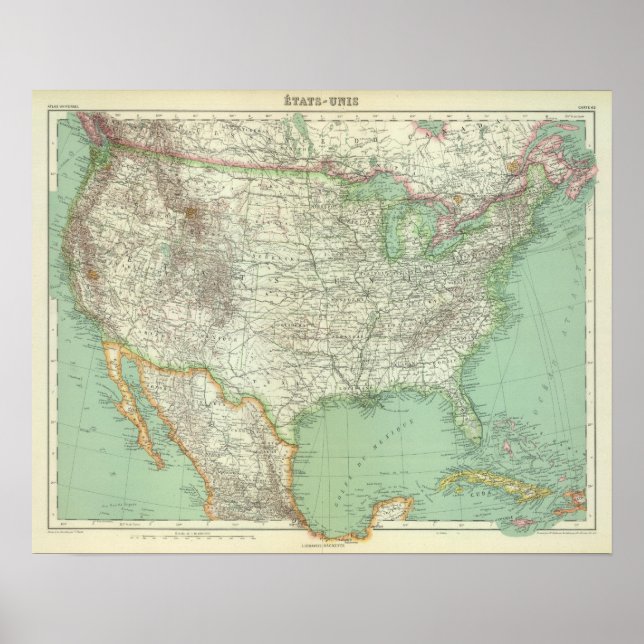 Förenade Stater 3 Poster (Framsidan)