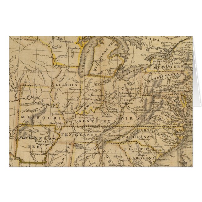 Förenade Stater 5 Hälsningskort (Framsidan Horizontal)