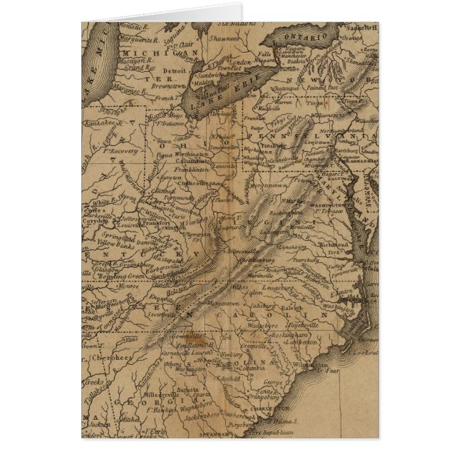 Förenade Stater 5 Hälsningskort (Framsidan)