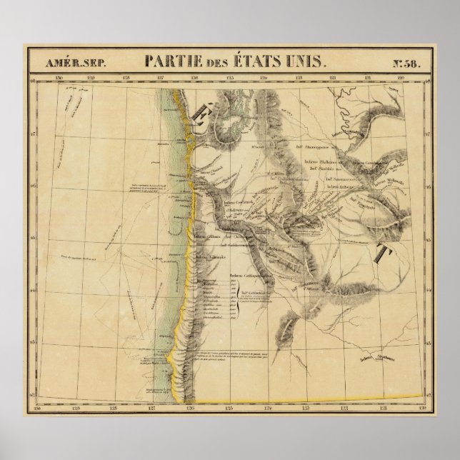 Förenade Stater, Amerika 38 Poster (Framsidan)