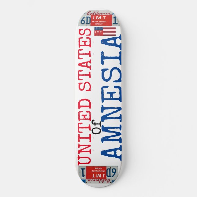 FÖRENADE STATER AV AMNESIA 8 1/2-tums Skateboard D (Framsida)