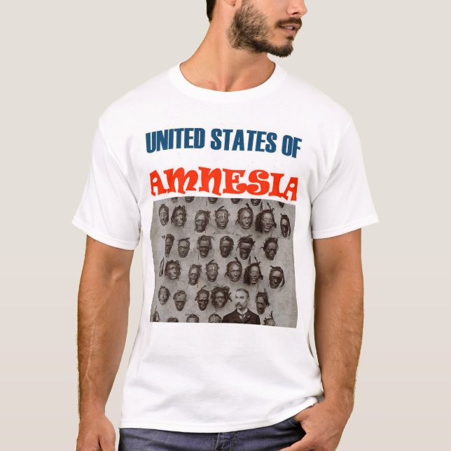 FÖRENADE STATER AV AMNESIA Grundläggande herr-T-sh T Shirt (Framsida)