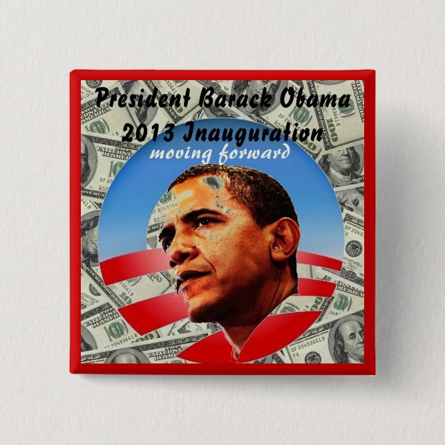 FÖRENADE STATER BARACK OBAMAS 44:E PRESIDENT KNAPP (Framsida)