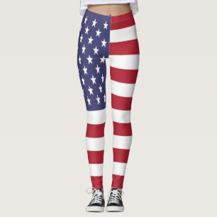 Förenade Stater Flagga Leggings