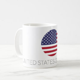 Förenade Stater Flagga Resemugg Kaffemugg