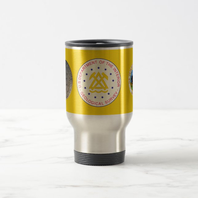 Förenade Stater geologisk undersökning Mugg (Center)